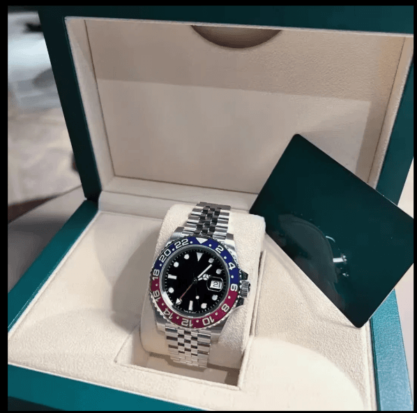 Super Clone Factory Wholesale High Quality Men's Automatic Mechanical Watches(red)
